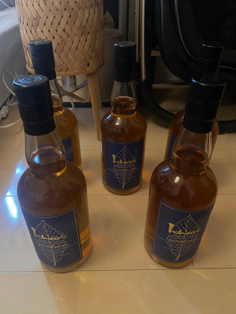 イチローズモルト　ウイスキー 5本セット 青色箱