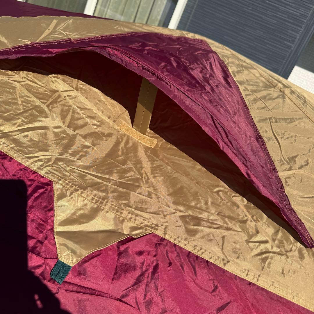 美品　コールマン タフドーム3025 バーガンディ テント