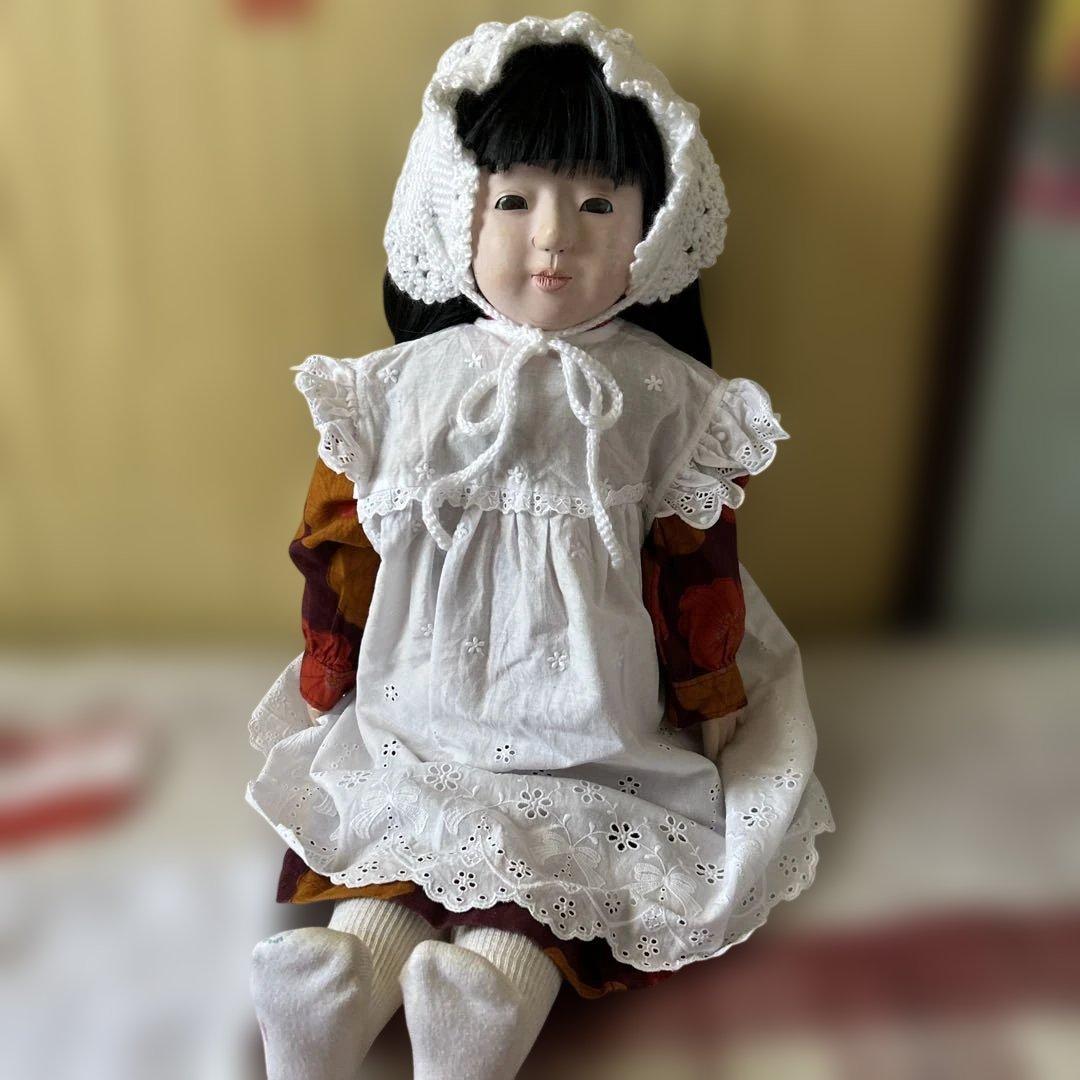 市松人形 戦前　約100年前　大型73センチ ☆最終価格☆