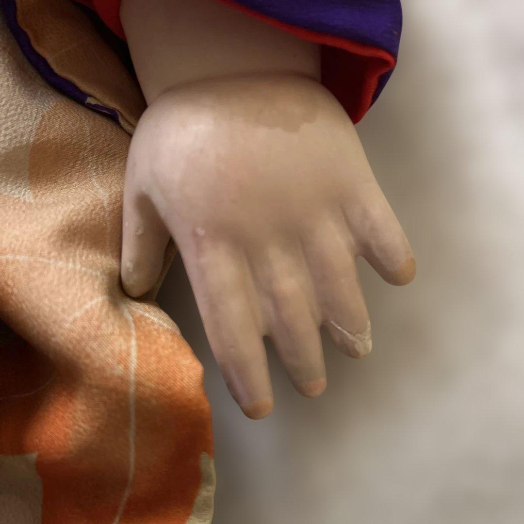 市松人形 戦前　約100年前　大型73センチ ☆最終価格☆