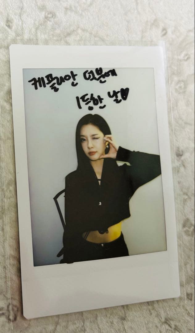 kep1er ダヨン サイン入りポラ ポラロイド