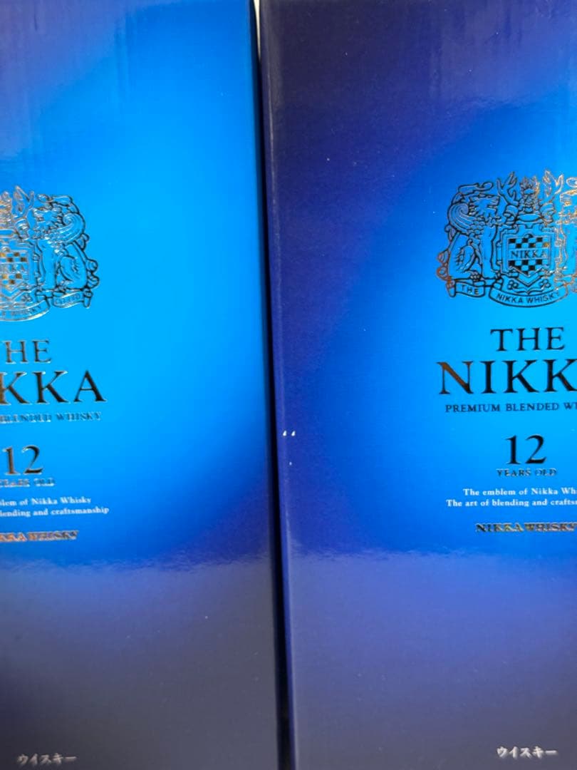 ザニッカ12年　NIKKA WHISKY　化粧箱付き　未開栓　2本