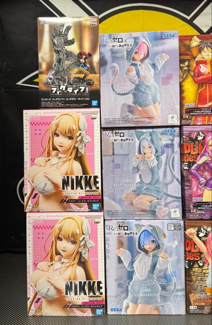 ワンピース　最新プライズ　リゼロ　ハンターハンター　フィギュア　nikke 鬼滅