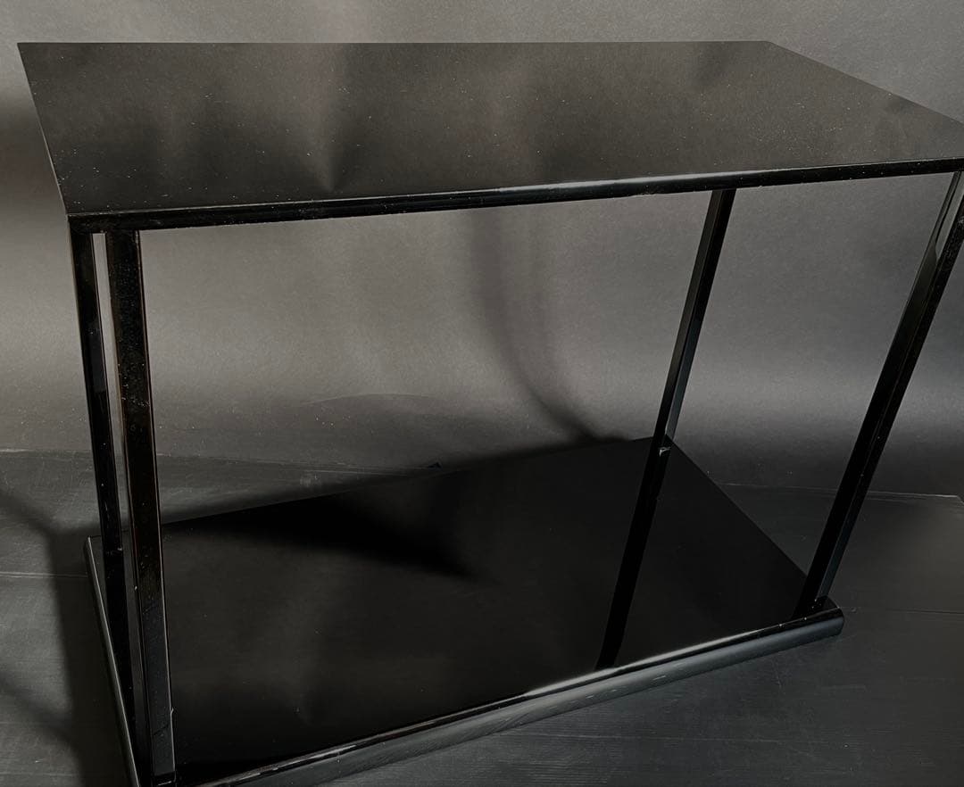 【美品】「母」輪島塗 真台子 塗師 吉端 峰彩 共箱 栞 茶道具 （Fい）