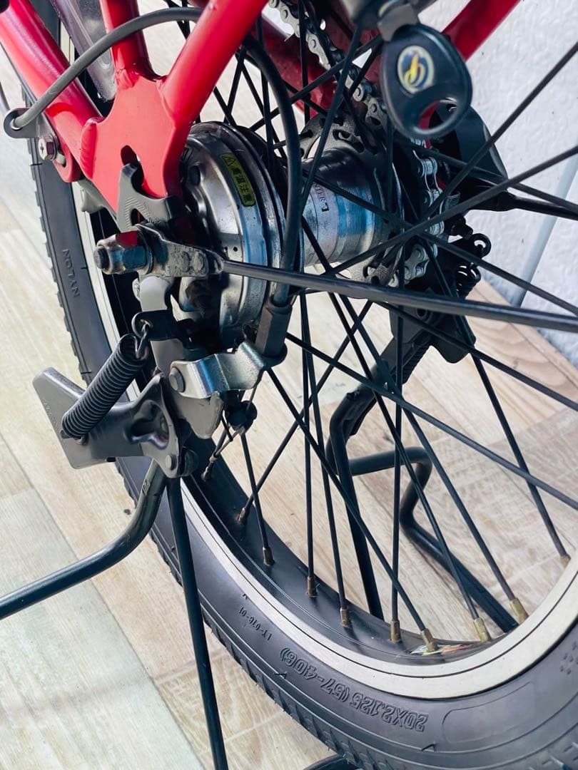 2465パナソニック16アンペア 20インチ子供乗せ電動アシスト自転車