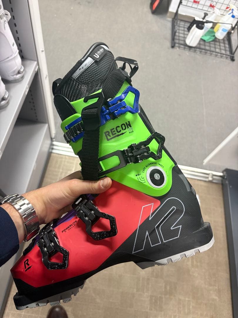 K2 Recon 120 Plus GripWalk スキー用ブーツ 赤/緑