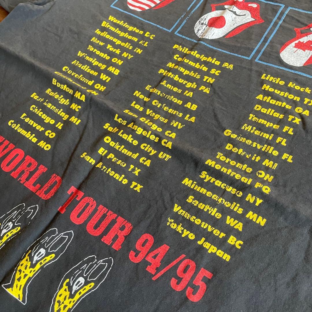 1994/95ツアーT【ローリングストーンズ】XL/ロックT/古着