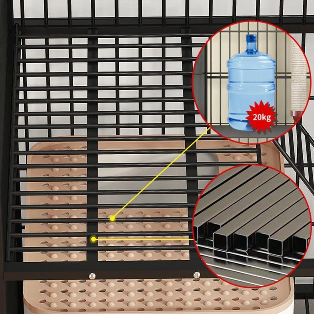 ブラック　猫ケージ 猫用ケージ 78x55x100CM　ペットケージ　ケージ