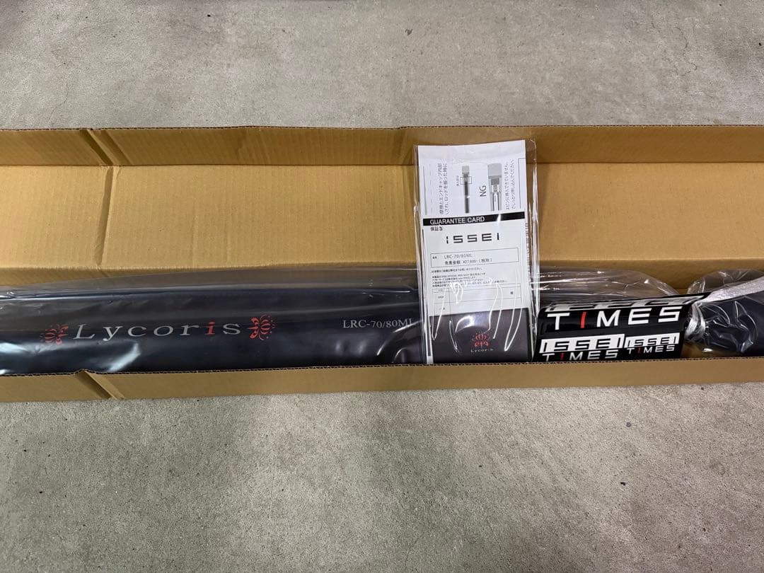 一誠/リコリス LRC-70/80MLバスロッド　ISSEI　新品未使用