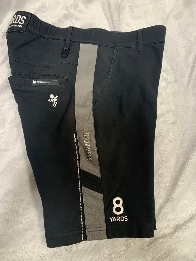 8 YARDS 黒 ショートパンツ