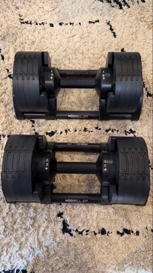 【NUOBELL 220 】20kg✖️２ ダンベル 10段階調整