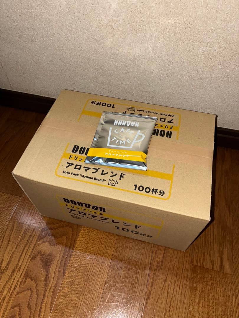 ドトール ドリップコーヒー100枚分×3種類