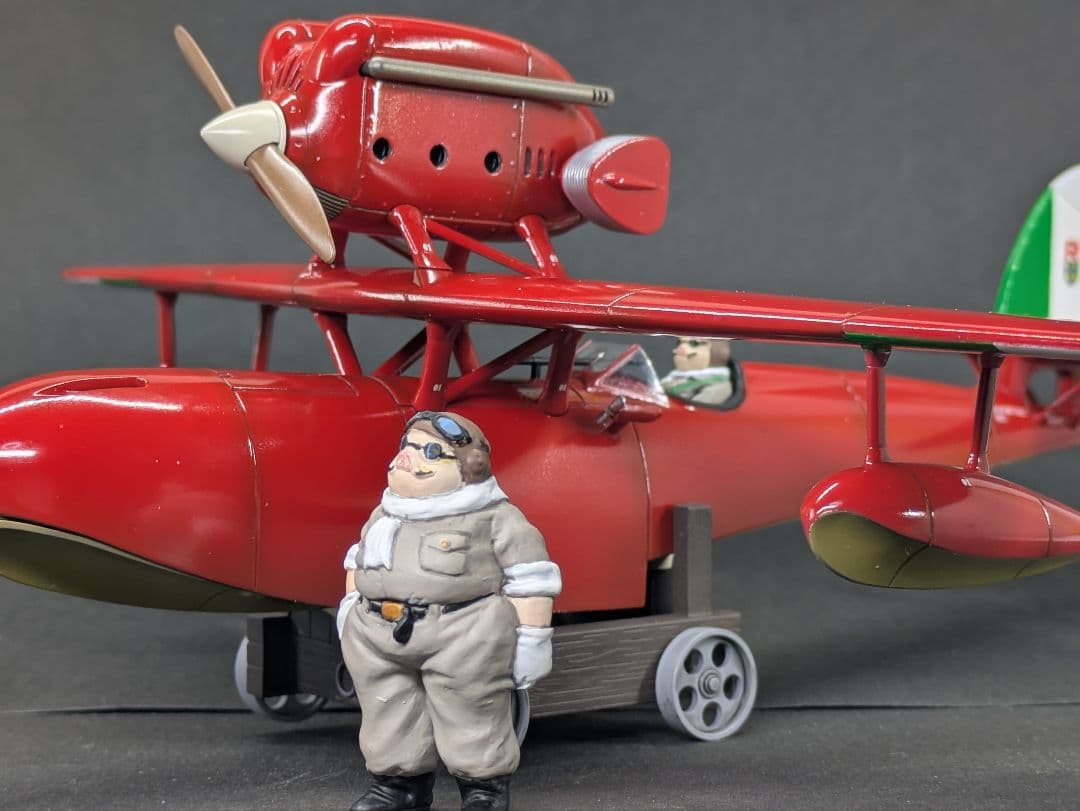 紅の豚　1/48 サボイアS21 プラモデル完成品