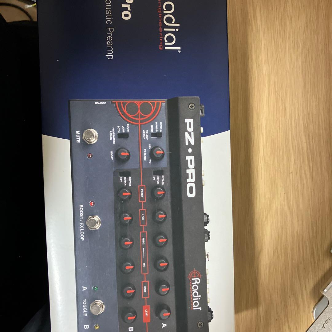 ギター Radial PZ-PRO 2ch Preamp