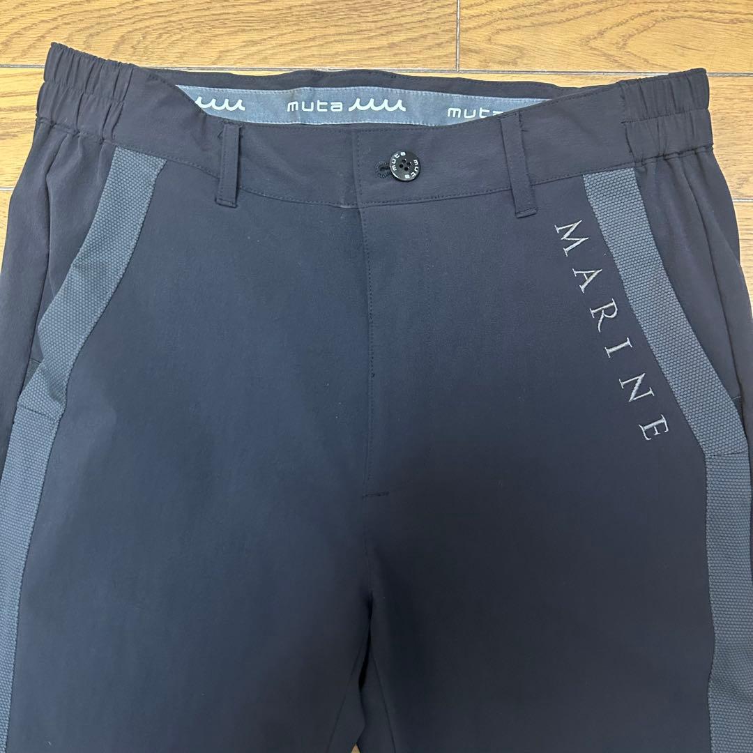 【美品】 muta marine GOLFストレッチナイロンパンツ サイズ4