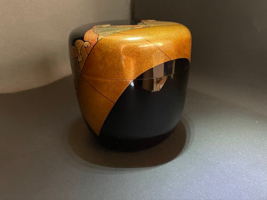 大棗　一后一兆作　人形廻ノ図　山田宗囲書附