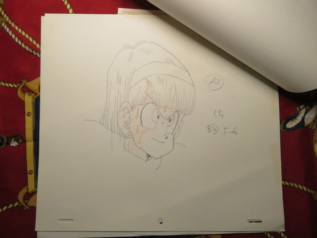 し*様 ドラゴンボール セル画 原画 ブルマ 当時物