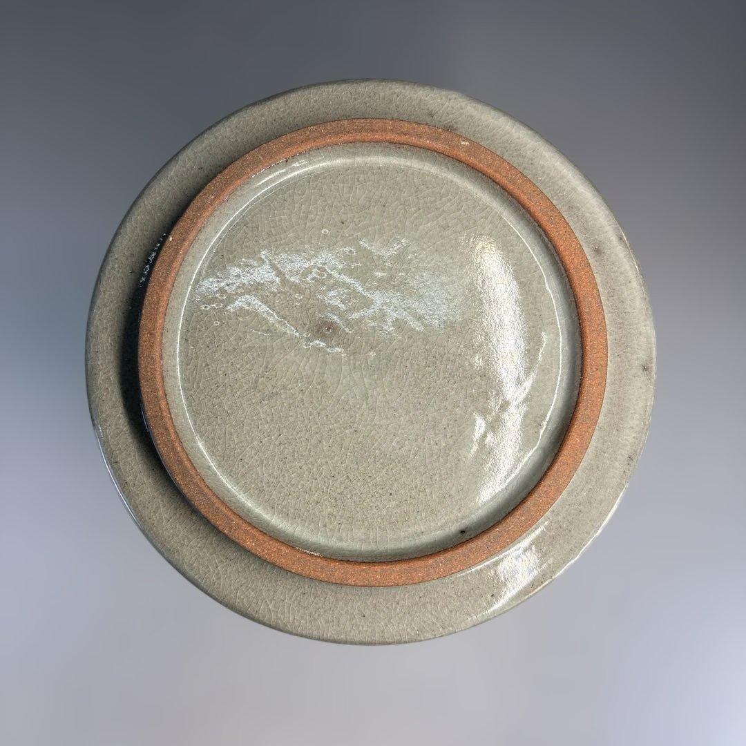 【中古品】茶道具　趙誠主造　御本三島細水指