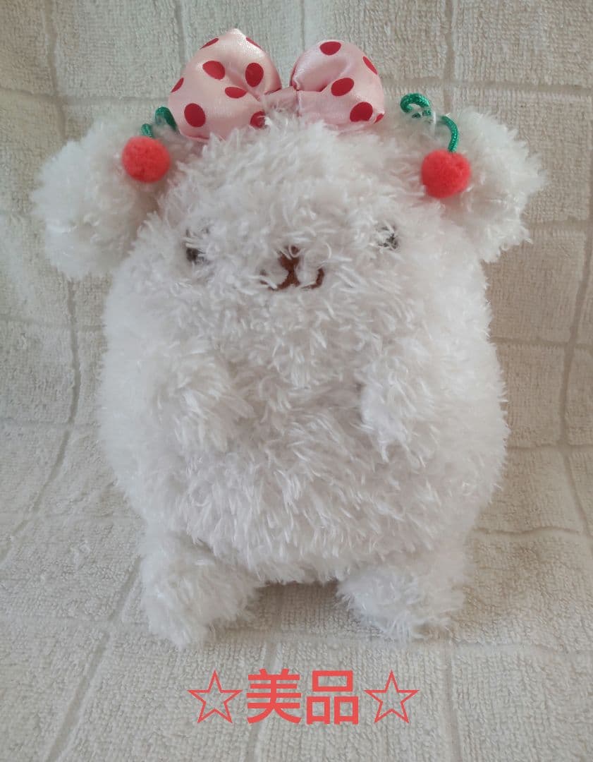 超希少！ポムポムプリン マカロン チェリーリボン ぬいぐるみ 2014年製