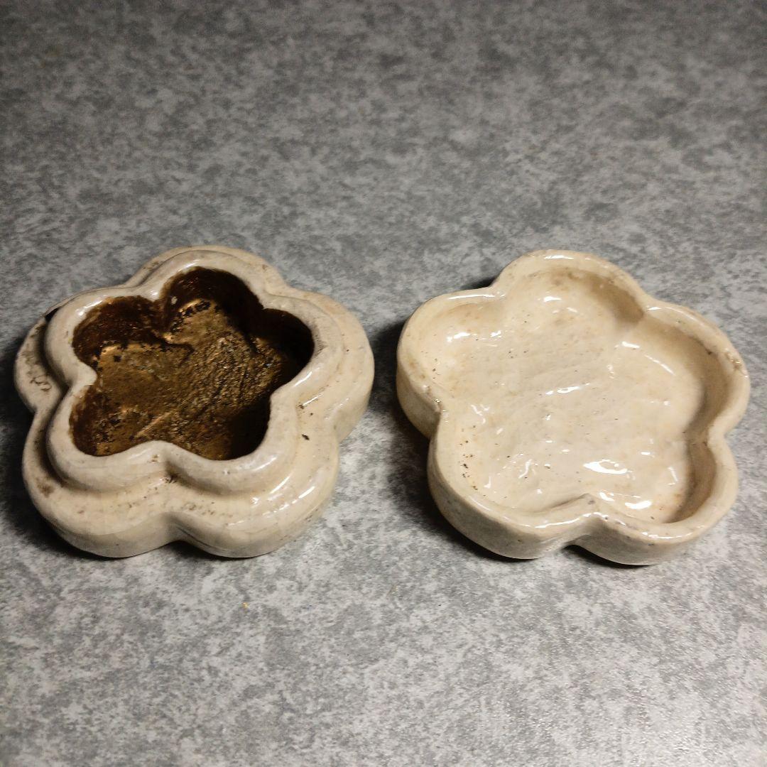 陶器 香合 動物型（鶏） 木箱付まとめて8点