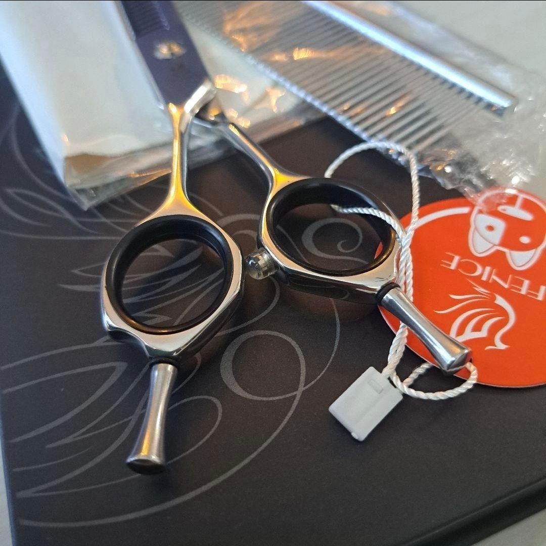 【売約済】新品★フェニーチェ左利き用 カーブセニングシザー★50%★7in