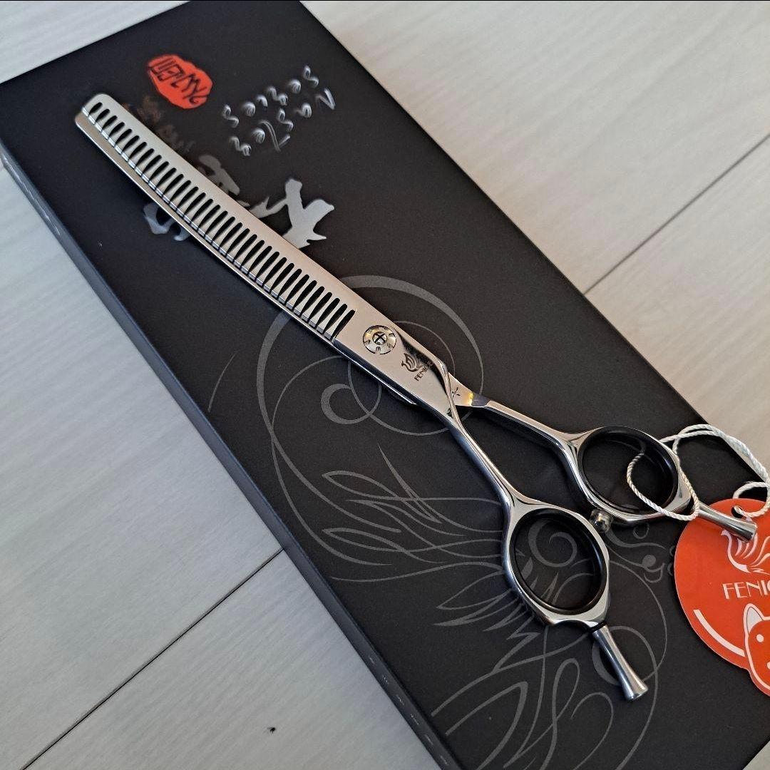【売約済】新品★フェニーチェ左利き用 カーブセニングシザー★50%★7in