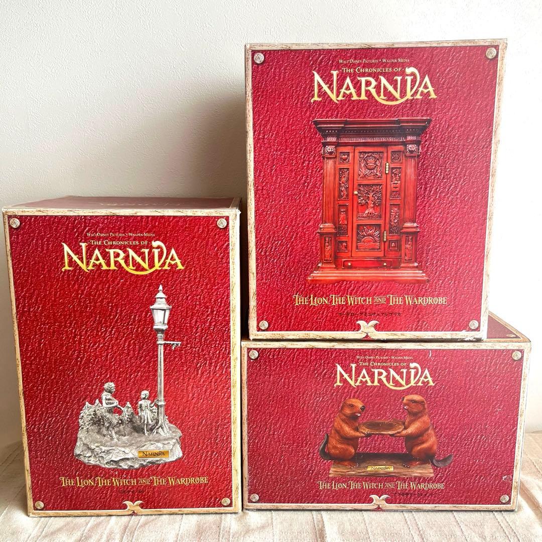 【希少】【極美品】ナルニア国物語　ワードローブ　ビーバー　街灯ジオラマ