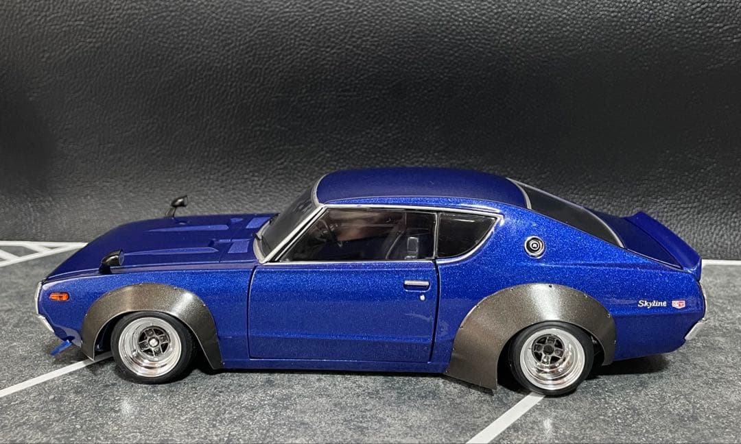 1/24 アシェット 国産名車 スカイライン ケンメリ 旧車 改造車 カスタム