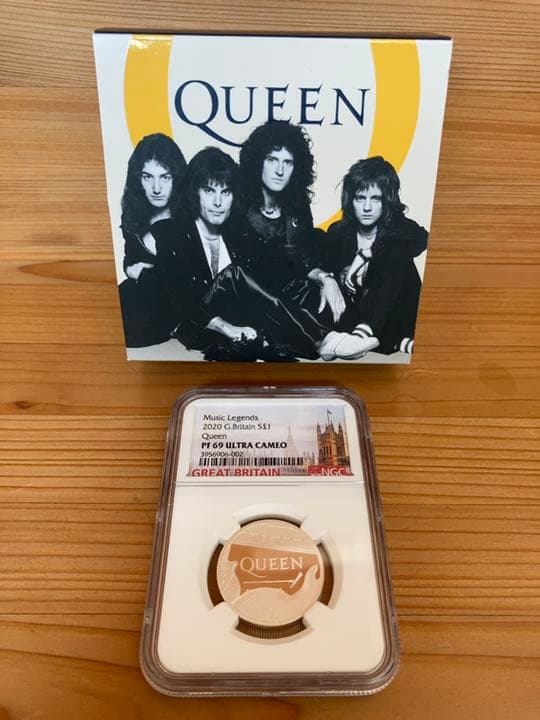 ミュージックレジェンド　1ポンドプルーフ銀貨