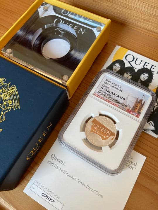 ミュージックレジェンド　1ポンドプルーフ銀貨