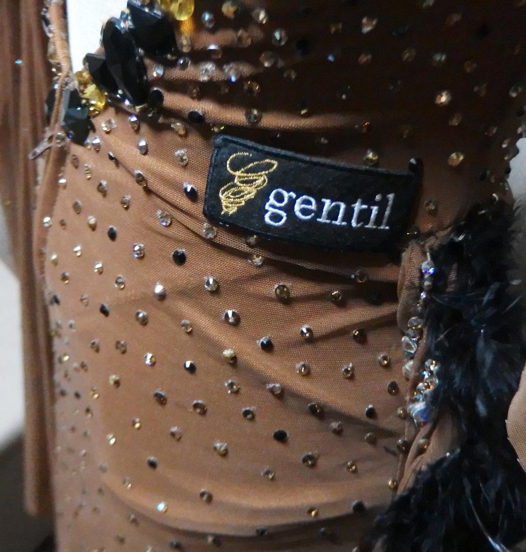 2/14迄【社交ダンス】ジャンティ　ブロンズラテンドレス（正装用）