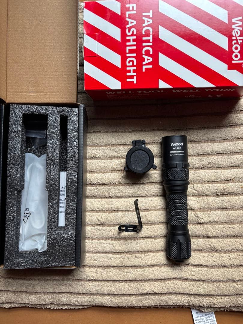 Weltool W3 PRO タクティカルライト LEP