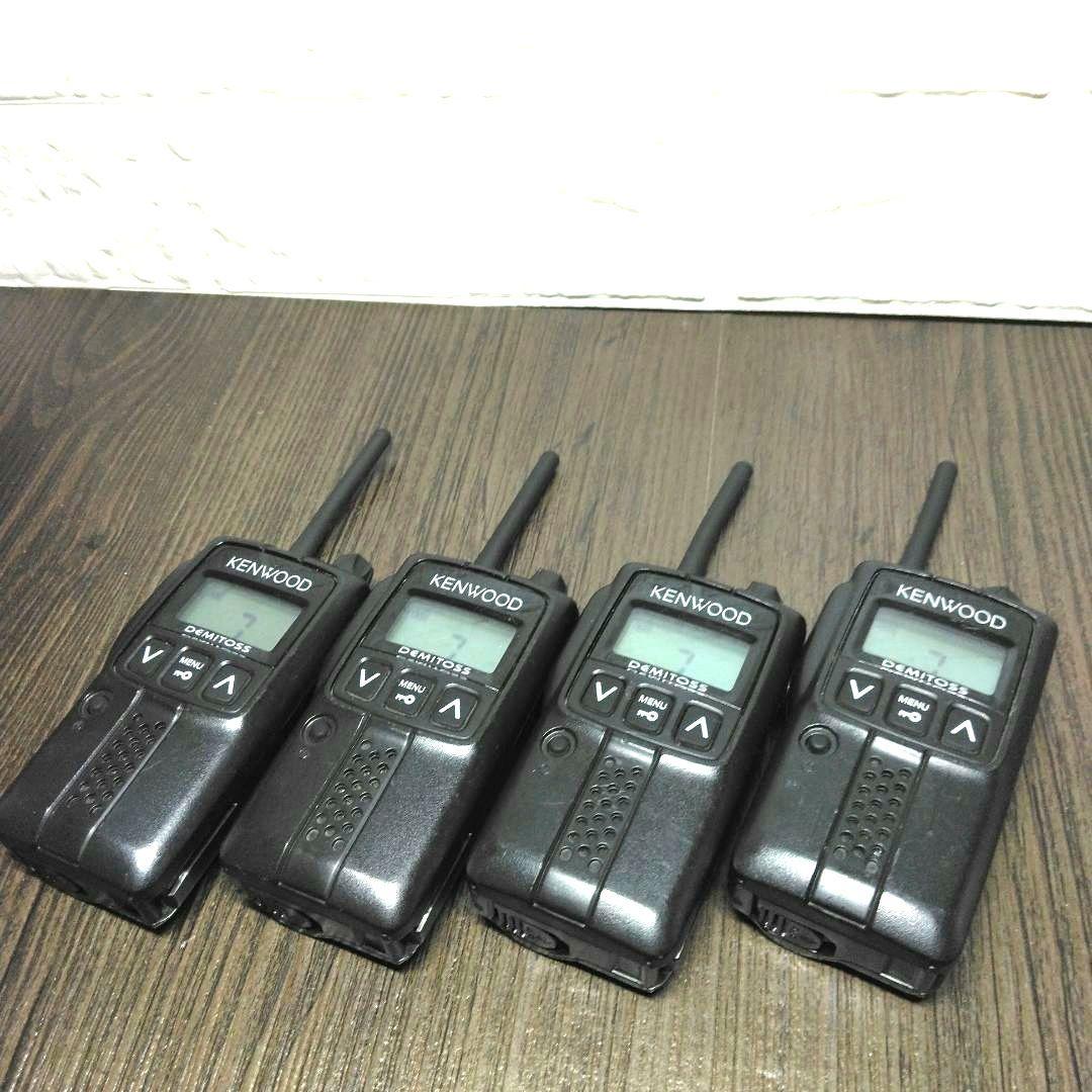 4台セット★KENWOOD UBZ-EA20R 特小トランシーバー インカム付