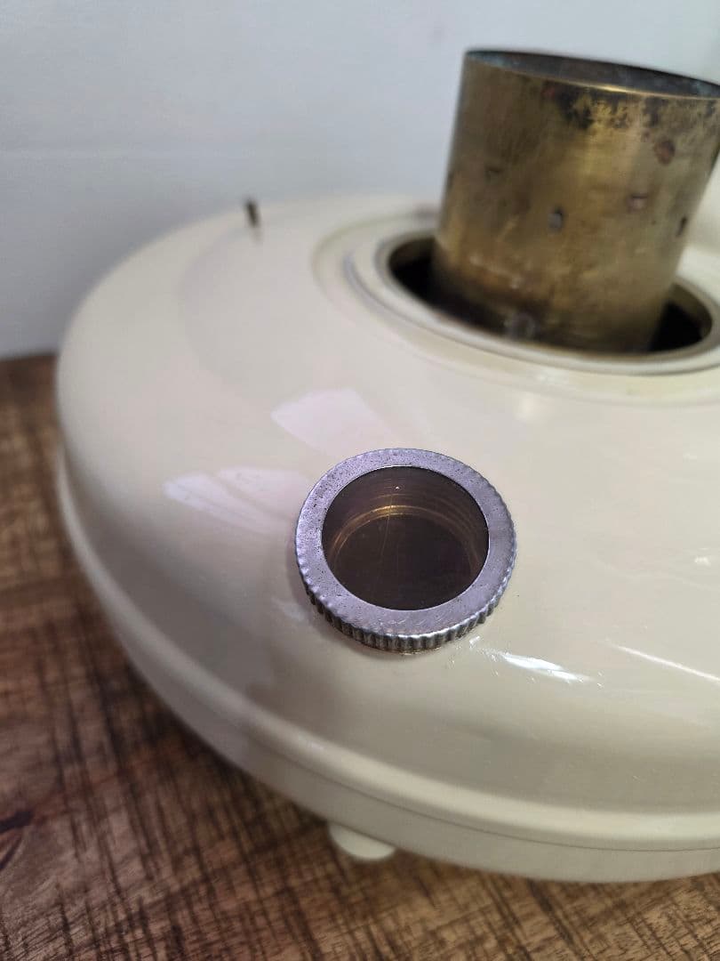 激レア　オリジナルハーラー　部品　真鍮タンク　ビンテージストーブ　キャップ付き