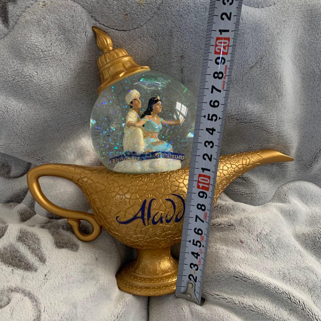 レア アラジン ディズニー スノードーム オルゴール　ニューヨーク