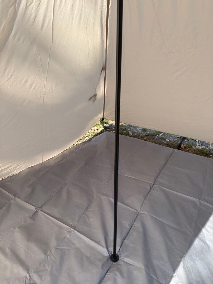 DOD(ディーオーディー) ライダーズワンポールテント グランドシート、おまけ付