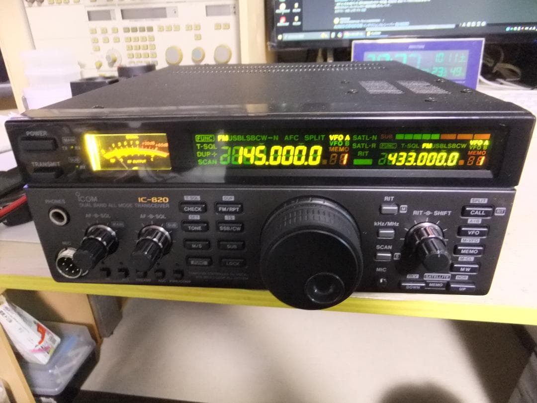 ☆アイコム　144/430MHz帯オールモード機　IC-820D（現状渡し）☆