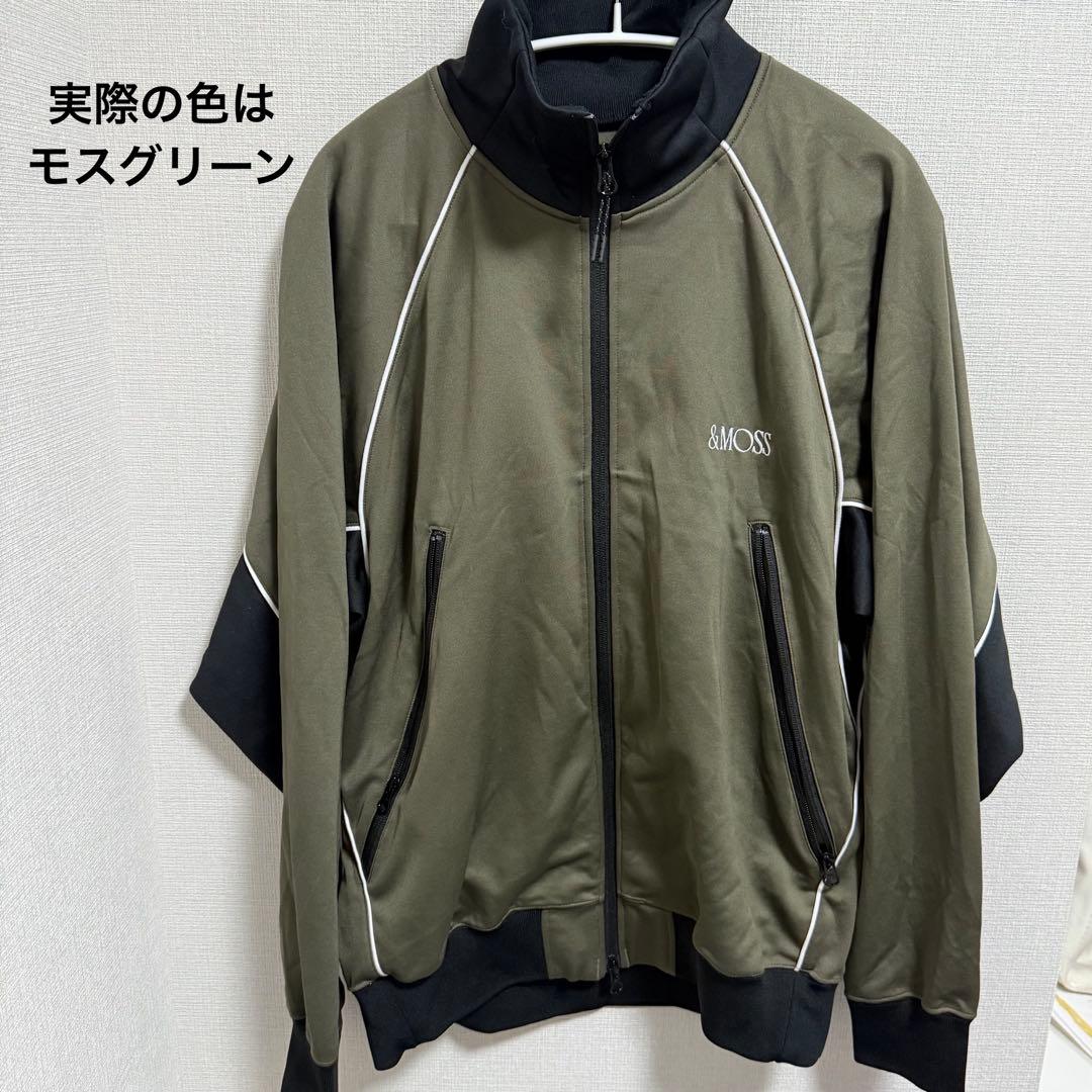 &MOSS ジャージ　ジャケット　モスグリーン　M ほぼ未使用　美品　現行品