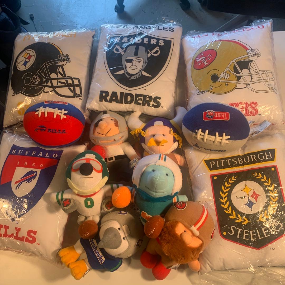 アメリカンフットボール クッション ぬいぐるみ 13個セット