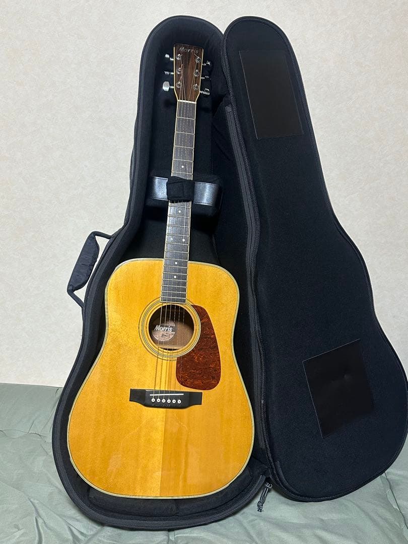 トミー 最後のチャンス！トップ単板モーリスMD507 アコギPA付美品