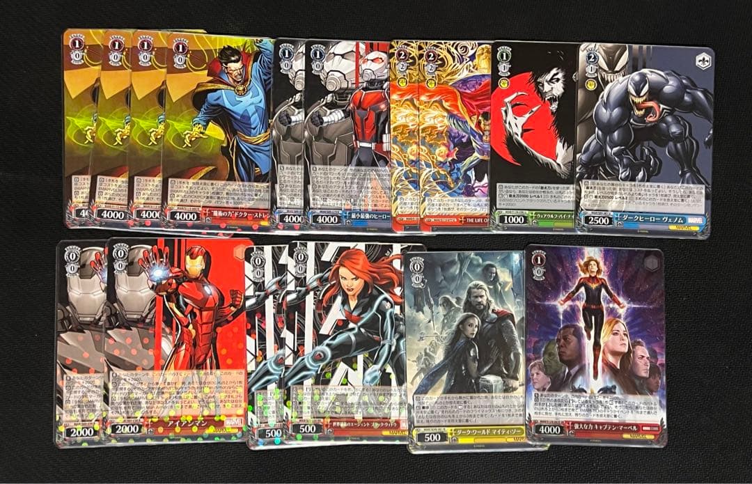 ヴァイスシュヴァルツ marvel 扉門デッキ パーツ付き　値段交渉可