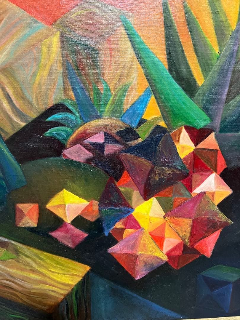 油絵原画　パイナップル