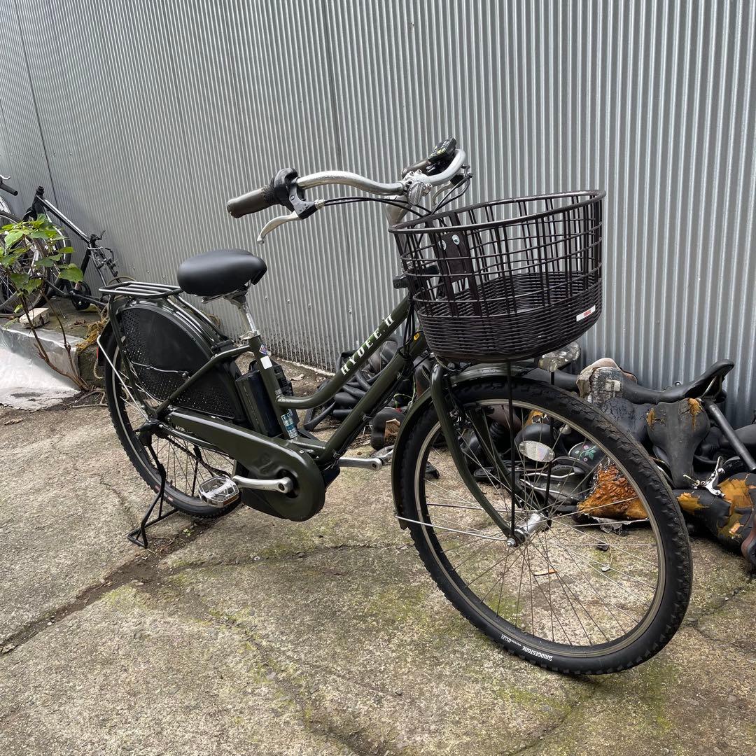 送料無料条件付電動アシスト自転車 26インチHYDEE.II バッテリー12ah