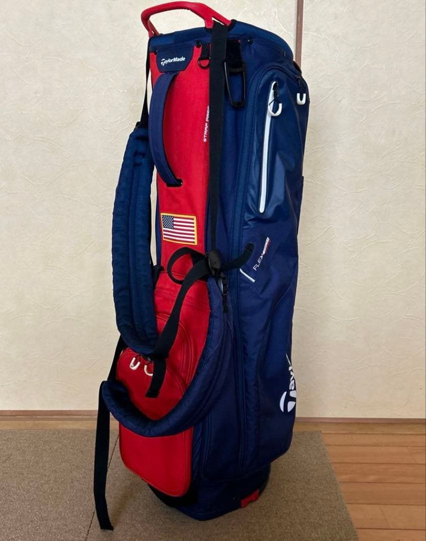 TaylorMade スタンドキャディバッグ ネイビー/レッド