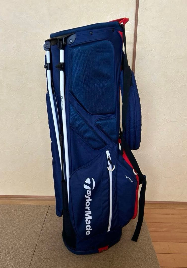TaylorMade スタンドキャディバッグ ネイビー/レッド
