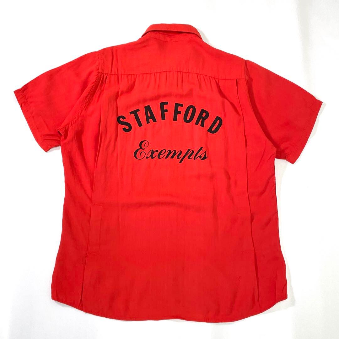 50s King Louie Ten Strike レーヨン ボーリング シャツ