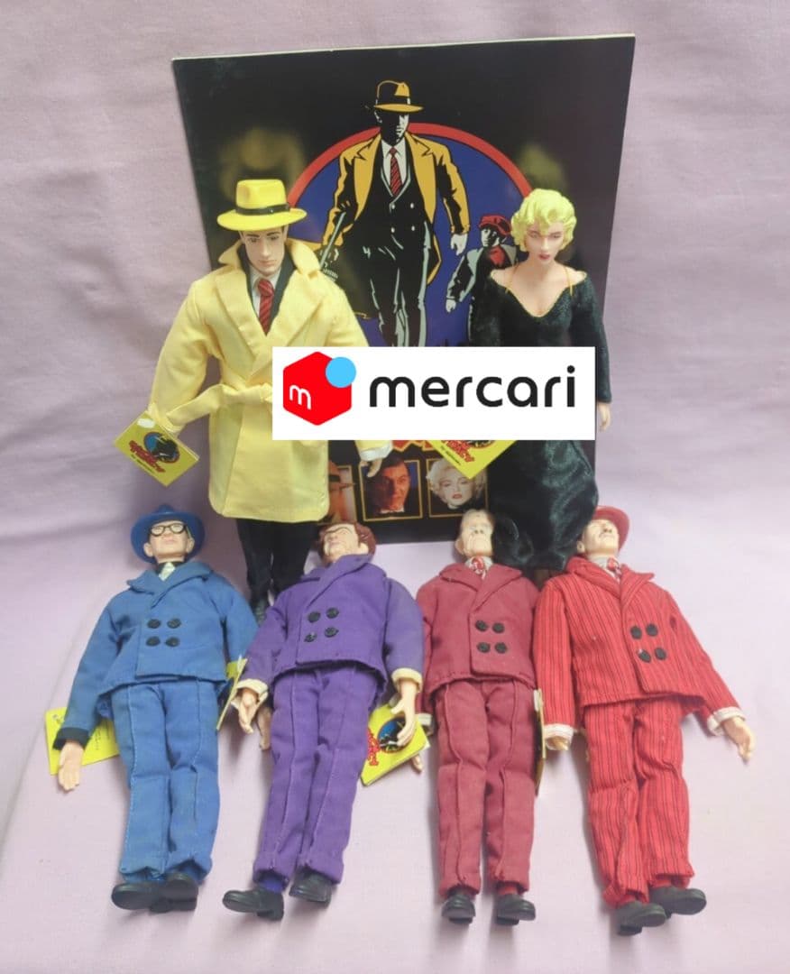 ビンテージ　ディックトレイシー　ソフビ　フィギュア　ブラッシュドール　マドンナ