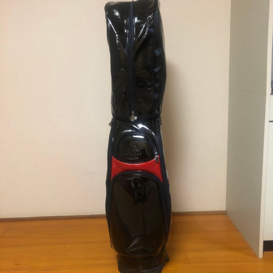 アディダス adidas キャディバック エナメル フード付き