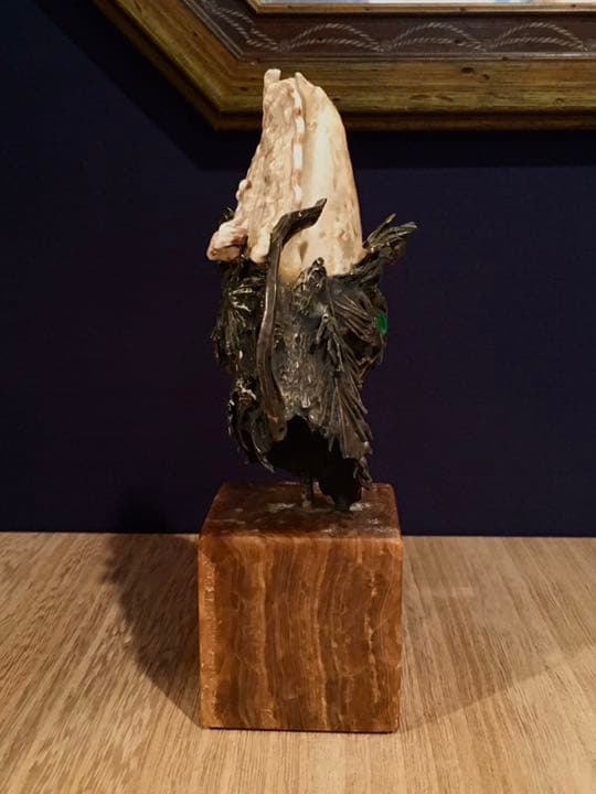 【骨董】馬の鉄製彫刻