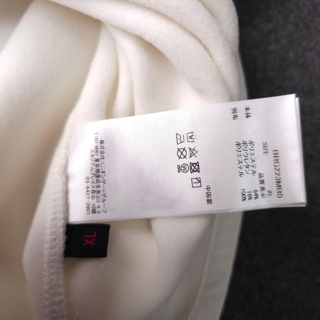 BRIEFING 裏起毛 異素材 ナイロン 長袖 モックネックスニードトレーナー